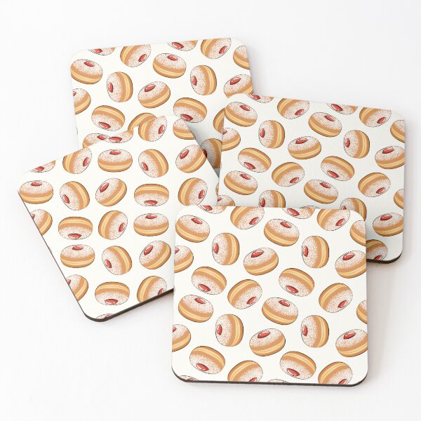 Item preview, sufganiyot donuts - cream designed and sold by littlearrow.