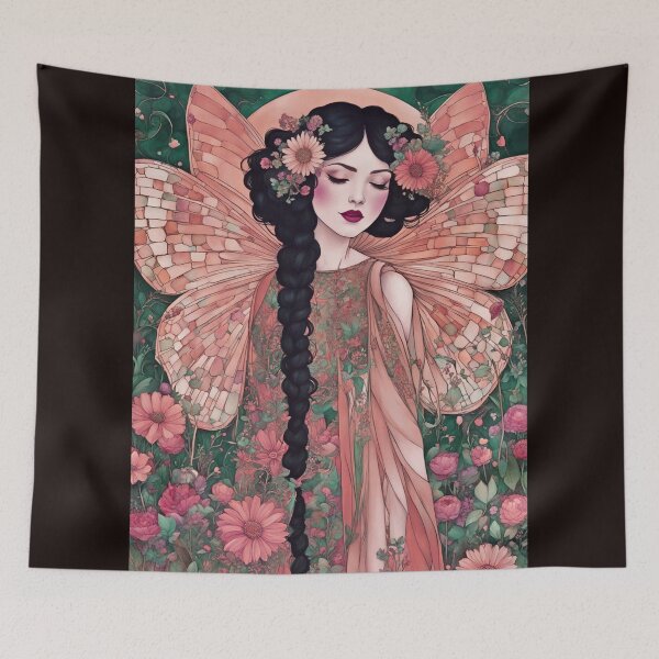 Item preview, Moon Fairy No. 0019- abstract,  fairy nouveau designed and sold by FaerieFusion.