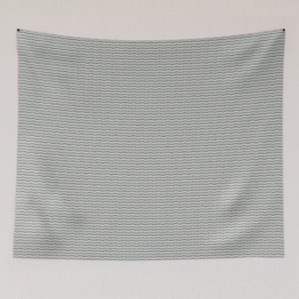 Item preview, Dark Gray and Beige Wavy Stripes On Gray Background Pattern designed and sold by Sandy Richter.