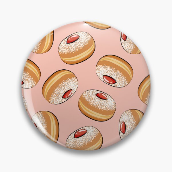 Item preview, sufganiyot donuts - pink designed and sold by littlearrow.