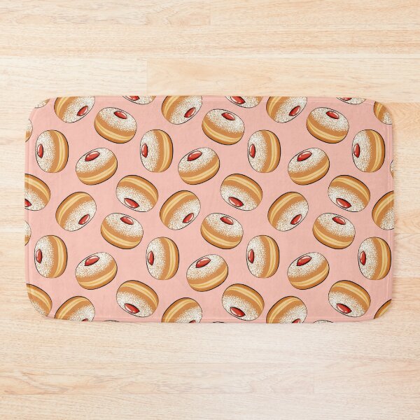 Item preview, sufganiyot donuts - pink designed and sold by littlearrow.