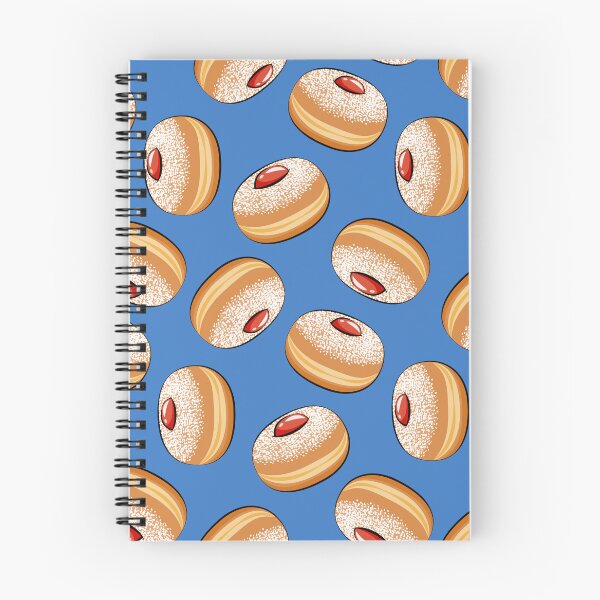 Item preview, sufganiyot donuts - blue designed and sold by littlearrow.