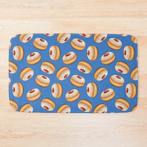 Item preview, sufganiyot donuts - blue designed and sold by littlearrow.
