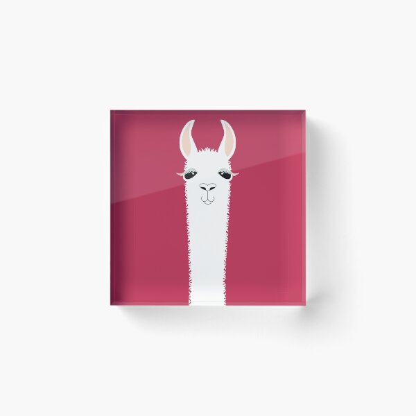 Item preview, ALPACA LLAMA ON MAGENTA designed and sold by Jean Gregory Evans.