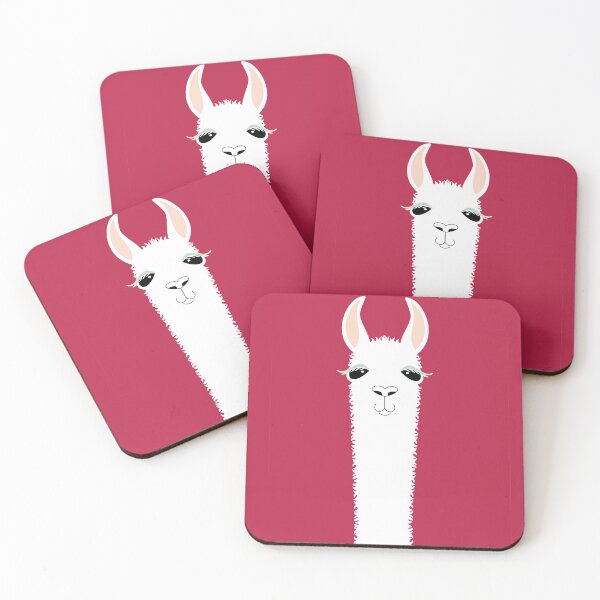 Item preview, ALPACA LLAMA ON MAGENTA designed and sold by Jean Gregory Evans.