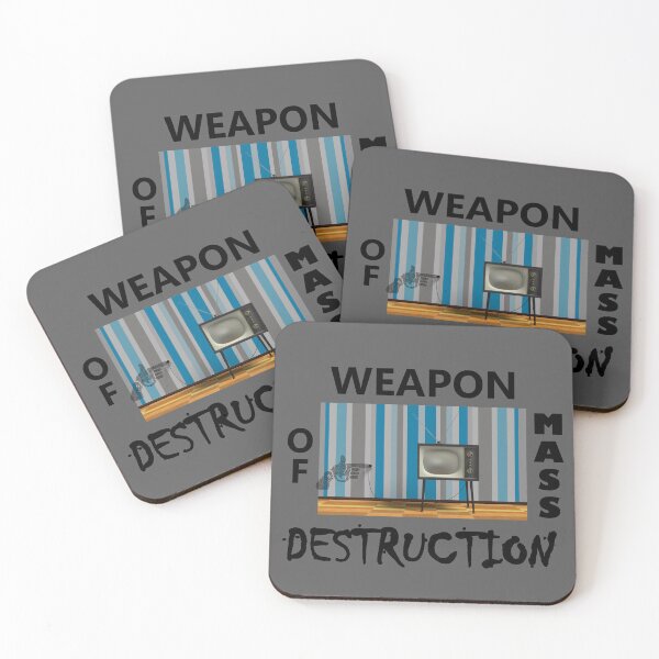 Item preview, TV is a Weapon of Mass Destruction - Rots, Destroys the Brain  designed and sold by Sabrina Dawkins.
