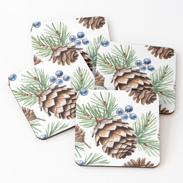 Item preview, Water Color Pine Cone designed and sold by PlanetMarker.