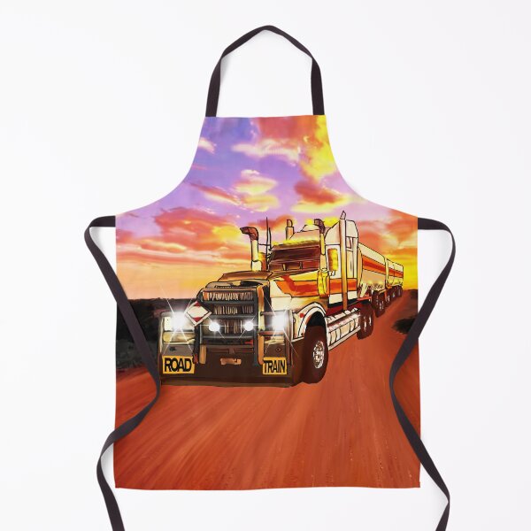 Item preview, Prime mover and three tankers in Outback West Australia designed and sold by JuliaKHarwood.