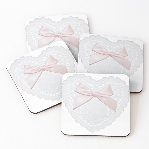Item preview, Coquette heart and bow designed and sold by Pixiedrop.