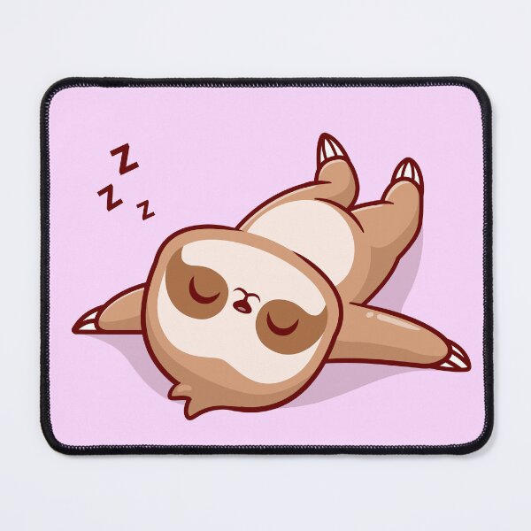 Item preview, Cute Sloth Sleeping Cartoon Vector Icon Illustration designed and sold by hjian8219.