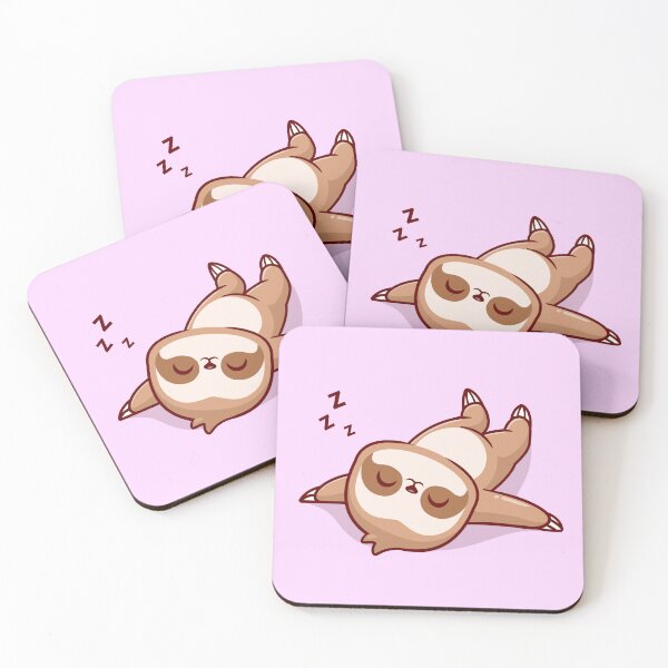 Item preview, Cute Sloth Sleeping Cartoon Vector Icon Illustration designed and sold by hjian8219.