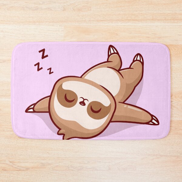 Item preview, Cute Sloth Sleeping Cartoon Vector Icon Illustration designed and sold by hjian8219.