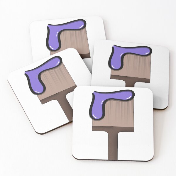 Item preview, Paint Brush with Purple Paint designed and sold by Tigerlilly Designs.
