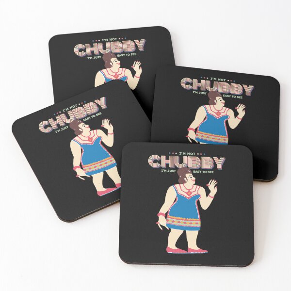 Item preview, I'm Not Chubby I'm Just Easy To See designed and sold by KewaleeTee.
