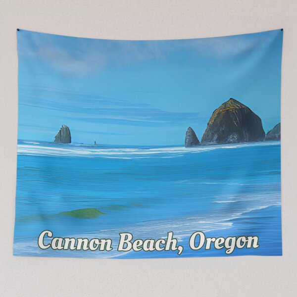 Item preview, Haystack Rock Cannon Beach Oregon designed and sold by OregonsOwn.