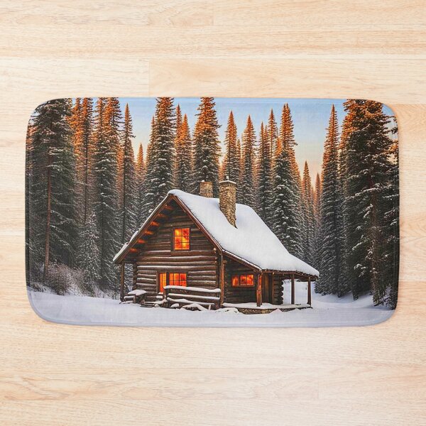 Item preview, Wintertime Cabin designed and sold by Earth Nature Creations.