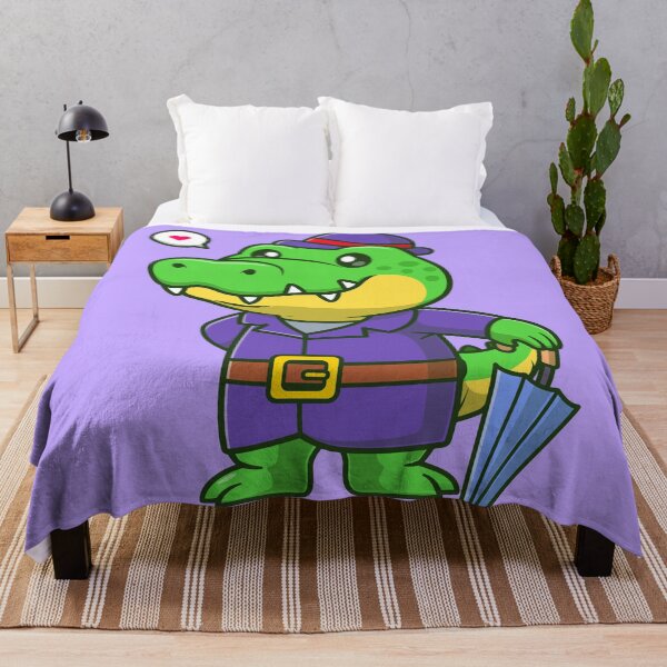 Item preview, Cute Detective Crocodile Holding Umbrella Cartoon Vector Icon Illustration designed and sold by hjian8219.