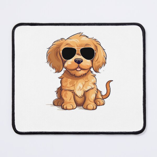 Item preview, Cute Cavapoo Puppy Wearing Sunglasses designed and sold by TheAnimalZ00.