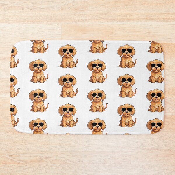 Item preview, Cute Cavapoo Puppy Wearing Sunglasses designed and sold by TheAnimalZ00.