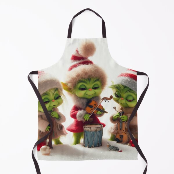 Item preview, little grinches christmas carol playing music with white background designed and sold by erkabees.