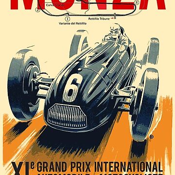 Vintage Auto Racing Posters Retro Racing Poster Antique Auto Sport Print  Set of 6 Pictures 
