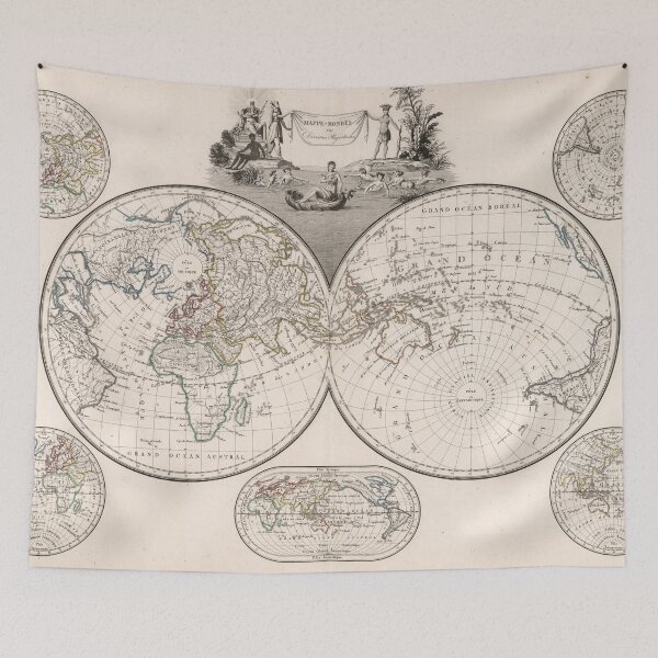 Item preview, Vintage Map of The World (1812) designed and sold by BravuraMedia.