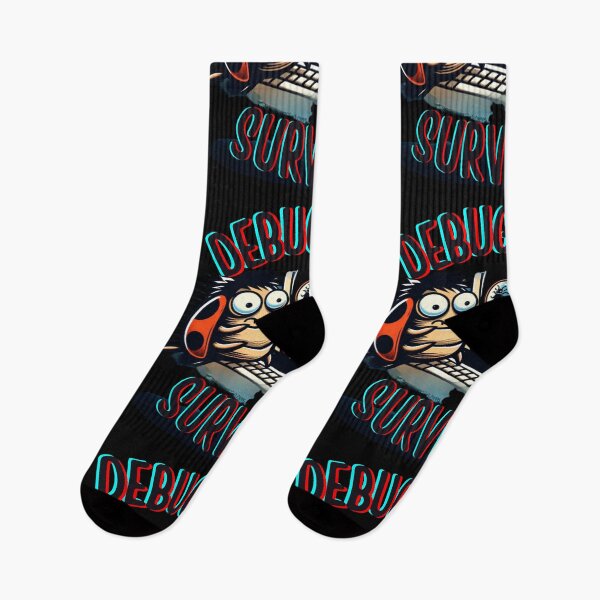Item preview, Debugging Survivor - Humorous Coder  designed and sold by AppWearCo.