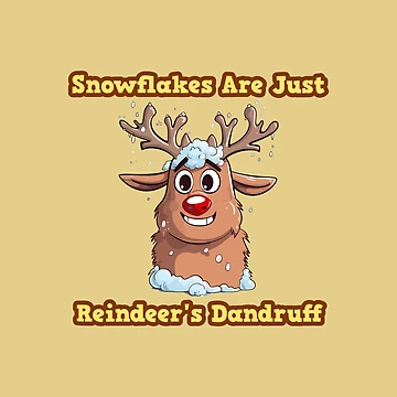 Artwork thumbnail, Funny Awkward Dandruff Rudolph by Daqomm