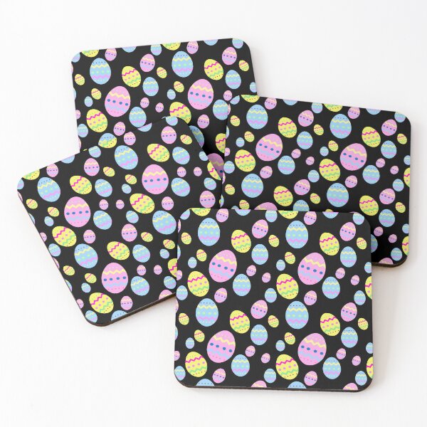 Item preview, Pastel Easter Eggs Pattern Pink Blue Yellow designed and sold by AStar17.