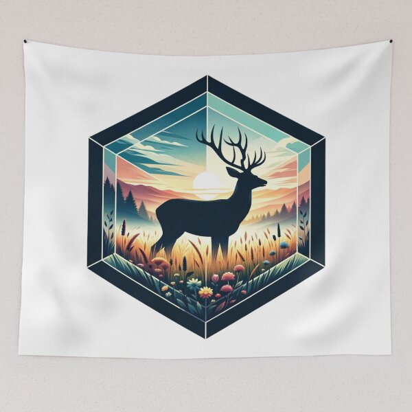 Item preview, Hirsch V designed and sold by FarbenFabel.