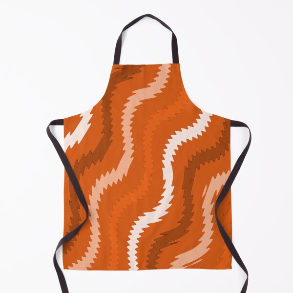 Item preview, Orange 70s Abstract Waves designed and sold by JoeStylistic.