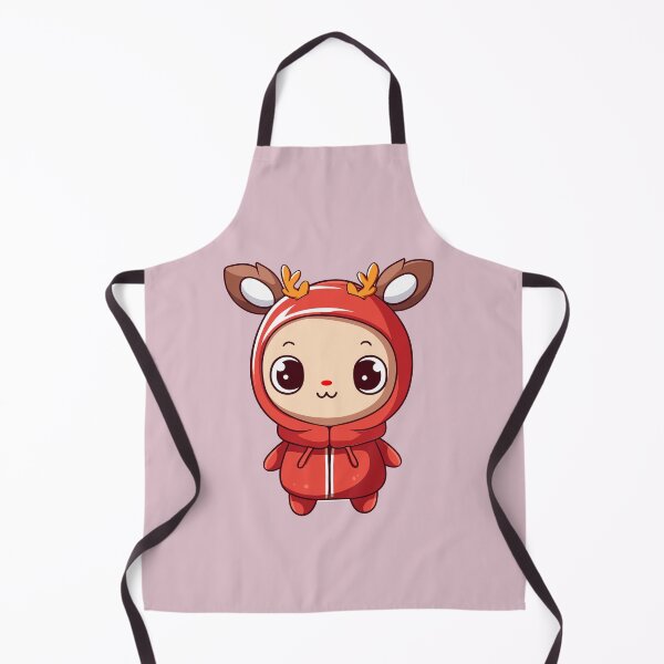 Item preview, Cute Baby Rudolph With Hoodie & Tiny Antlers designed and sold by Daqomm.