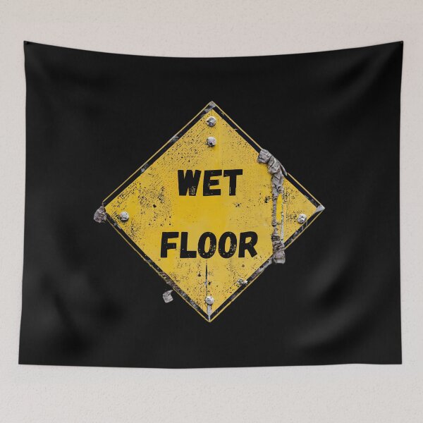 Item preview, Wet Floor Warning Sign designed and sold by FlexYourMind.