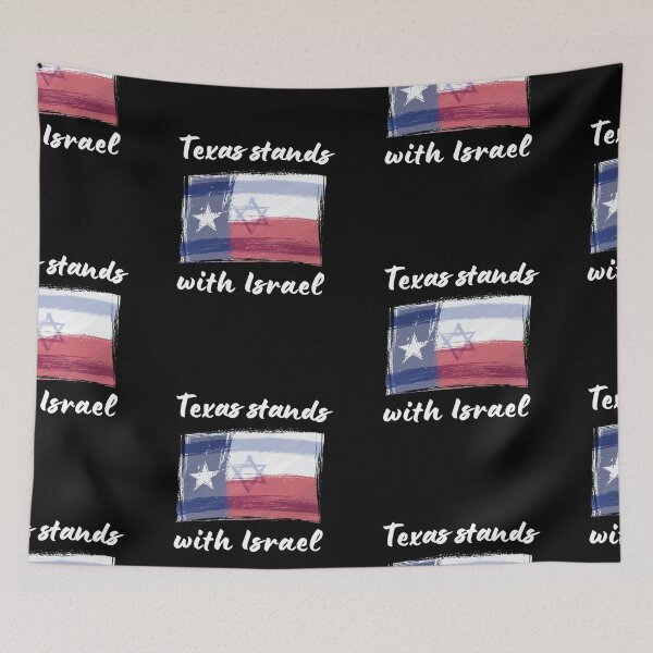 Item preview, Texas stands with Israel flags designed and sold by Neeshki.