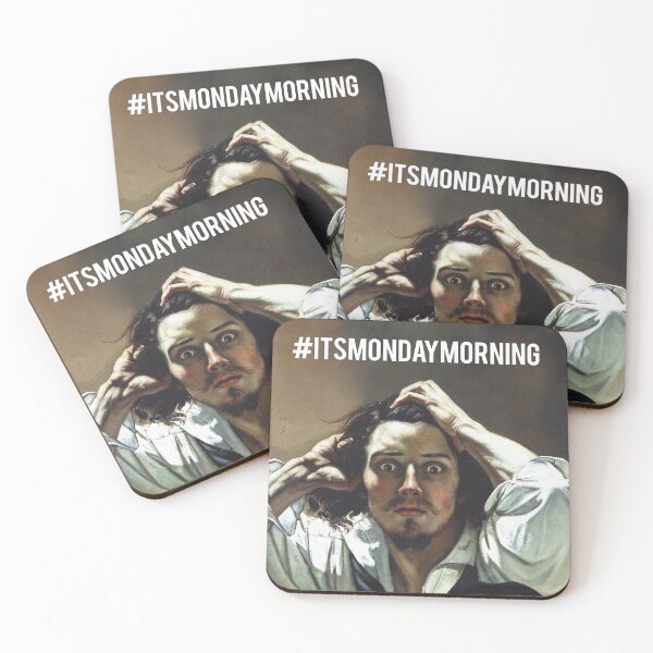 Item preview, It's Monday Morning | Classic Art Meme designed and sold by savasanaqueen.