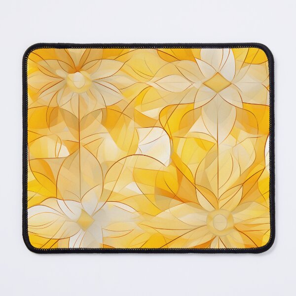 Item preview, Sunny Mosaic Floral Abstract Art Pattern designed and sold by inkArtistryfine.