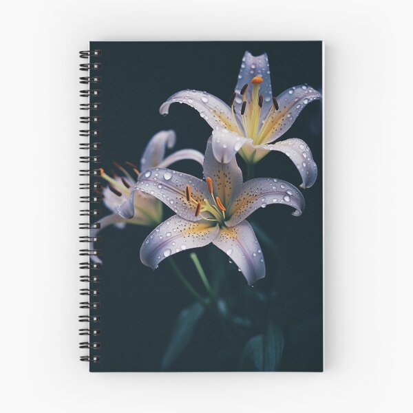 Artikelvorschau, Lilienblüten mit Regentropfen entworfen und verkauft von exitbird.