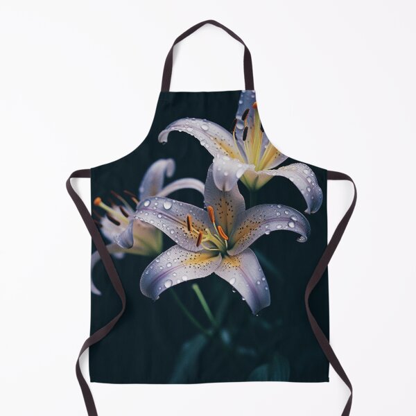 Item preview, Lily flowers with raindrops designed and sold by exitbird.