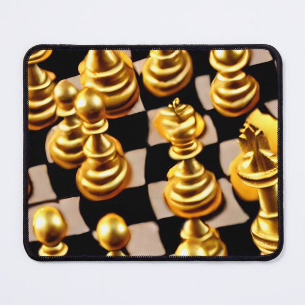 Item preview, Golden Chess Set - Seamless Pattern designed and sold by Chubuter.