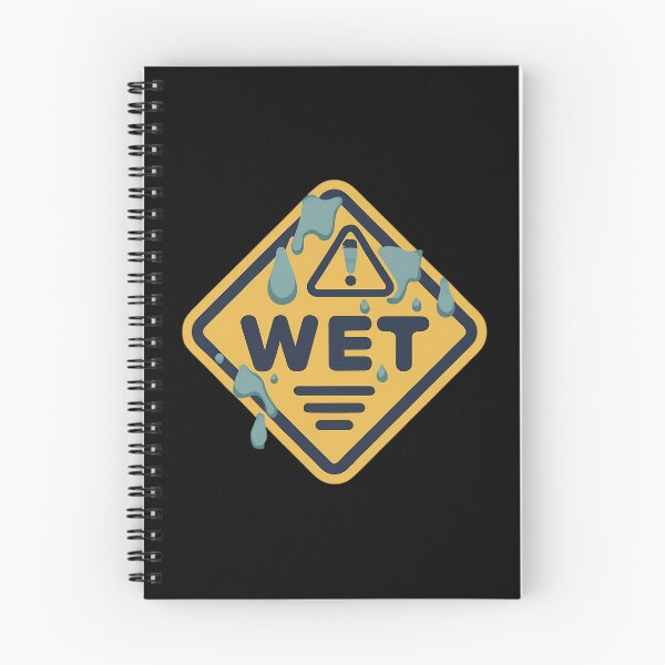 Item preview, Wet Warning Sign designed and sold by FlexYourMind.