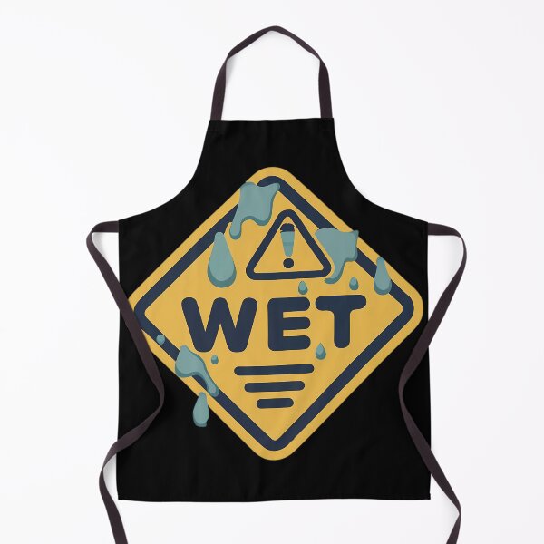 Item preview, Wet Warning Sign designed and sold by FlexYourMind.