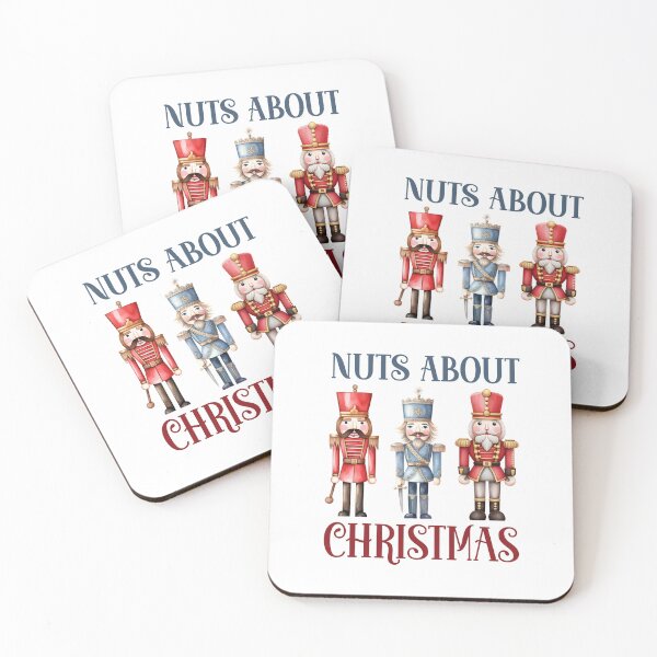 Item preview, Nuts about Christmas nutcracker design designed and sold by InspireGlow.