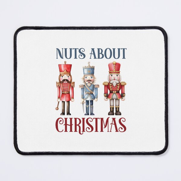 Item preview, Nuts about Christmas nutcracker design designed and sold by InspireGlow.