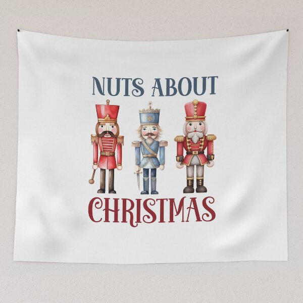 Item preview, Nuts about Christmas nutcracker design designed and sold by InspireGlow.