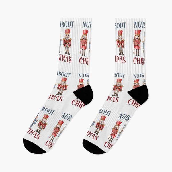 Item preview, Nuts about Christmas nutcracker design designed and sold by InspireGlow.