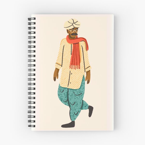 Item preview, Indian man walking designed and sold by Thedigital91.