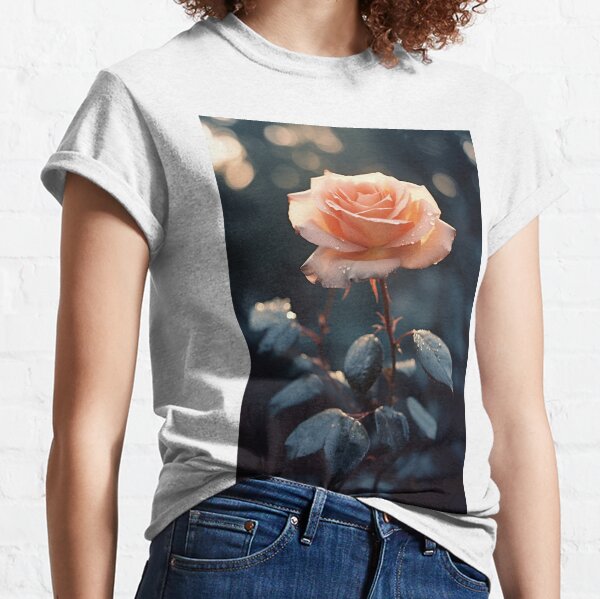 Item preview, The sunset peach rose flower designed and sold by exitbird.