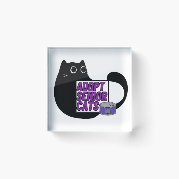 Item preview, Adopt Senior Cats designed and sold by artiegallery.