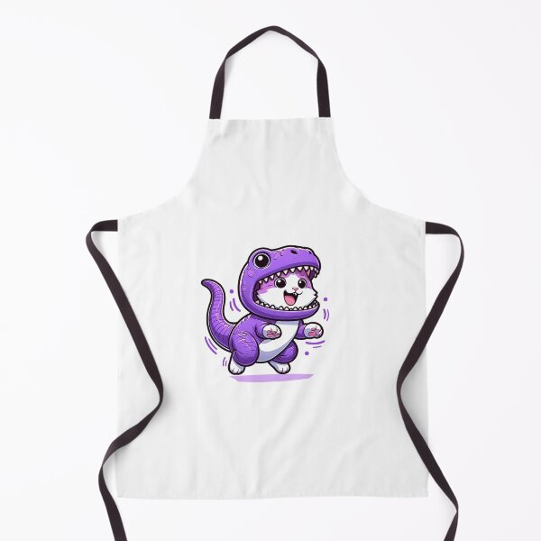 Item preview, Energetic Cat in Velociraptor Costume - Playful Feline Dino Illustration designed and sold by MajorMemes.