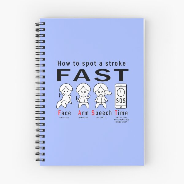 Item preview, How to spot a stroke drawing sticker, save a life. designed and sold by Blondiabshop.